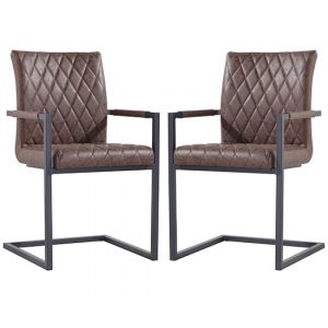 kalamazoo-brown-faux-leather-carver-dining-chairs-pair