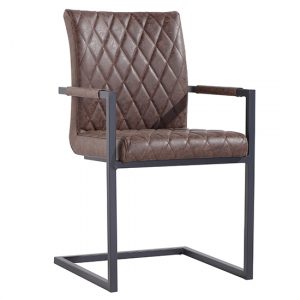 kalamazoo-faux-leather-carver-dining-chair-brown
