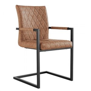 kalamazoo-faux-leather-carver-dining-chair-tan