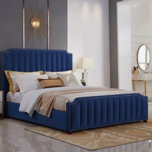 kapolei-plush-velvet-double-bed-blue