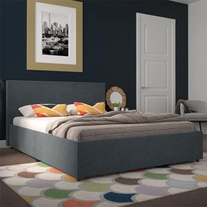karik-linen-fabric-double-bed-4-drawers-navy