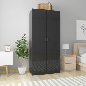 kaylor-high-gloss-wardrobe-2-doors-black