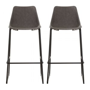 kekoun-vintage-ash-faux-leather-bar-stools-pair