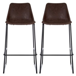 kekoun-vintage-mocha-faux-leather-bar-stools-pair