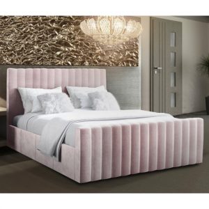 kelowna-plush-velvet-double-bed-pink