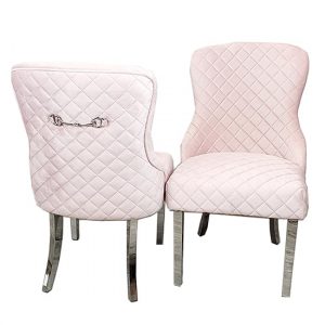 kenneswick-quilted-back-pink-velvet-dining-chairs-pair