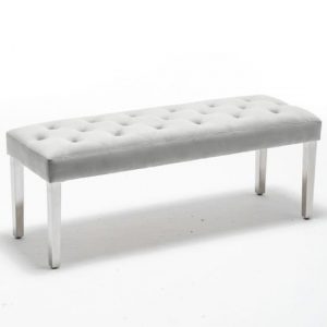 kepro-velvet-upholstered-dining-bench-dove-grey