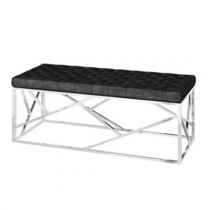 kieta-velvet-fabric-upholstered-dining-bench-black