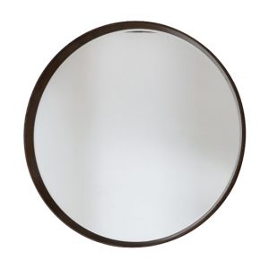 kinder-round-small-bevelled-wall-mirror-walnut-wood-frame