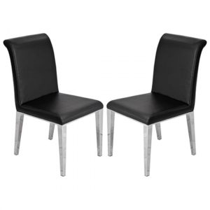 kirkland-black-leather-dining-chair-pair-chrome-legs