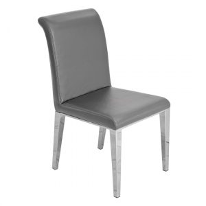 kirkland-faux-leather-dining-chair-grey-chrome-legs