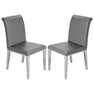 kirkland-grey-leather-dining-chair-pair-chrome-legs