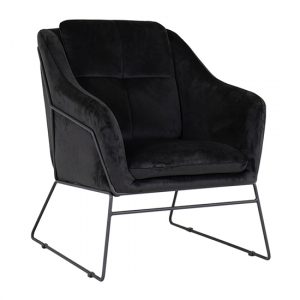 klux-velvet-armchair-metal-frame-black