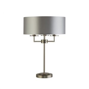 knightsbridge-3-bulb-table-lamp-satin-silver-silk-shade