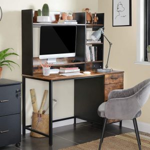 kohler-computer-desk-bookshelf-rustic-brown