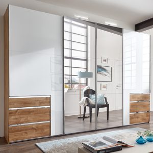 kraz-mirrored-sliding-4-door-wide-wardrobe-white-planked-oak