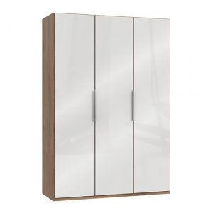 kraz-wooden-wardrobe-white-n-planked-oak-3-doors