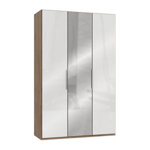 kraza-mirrored-wardrobe-white-n-planked-oak-3-doors