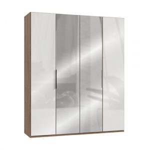 kraza-mirrored-wardrobe-white-n-planked-oak-4-doors