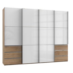 kraza-sliding-4-drs-wardrobe-gloss-white-planked-oak