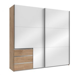 kraza-sliding-dr-wide-wardrobe-gloss-white-planked-oak