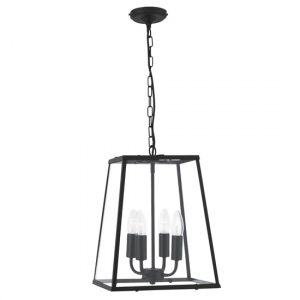 lantern-4-lights-triangle-ceiling-pendant-light-black