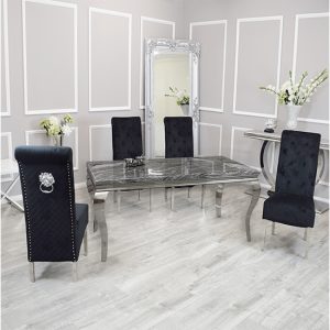 laval-dark-grey-marble-dt-4-elmira-black-chairs
