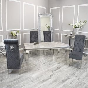 laval-ivory-smoke-marble-dt-4-elmira-dark-grey-chairs