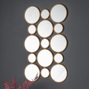 lenox-circles-bevelled-wall-mirror-gold-wooden-frame