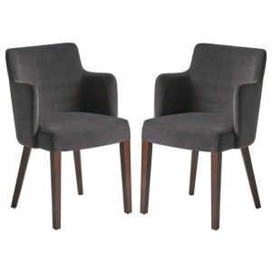 lergs-curved-nordic-dark-grey-velvet-armchairs-pair