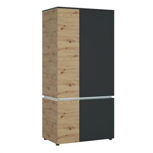 levy-led-wooden-4-doors-wardrobe-oak-grey