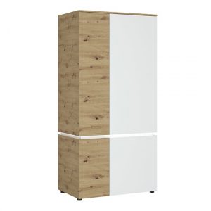 levy-led-wooden-4-doors-wardrobe-oak-white