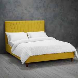 lexie-double-fabric-bed-mustard-yellow-2