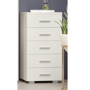 lida-narrow-highchest-of-5-drawers-white