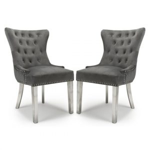 lionhead-grey-velvet-accent-chairs-silver-legs-pair