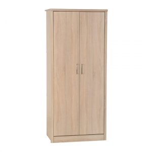 lisbon-wooden-wardrobe-light-oak-effect-veneer-2-doors