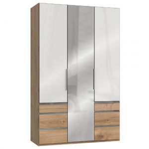 lloyd-tall-3-door-mirror-wardrobe-gloss-white-planked-oak