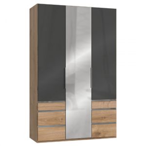 lloyd-tall-3-doors-mirror-wardrobe-gloss-grey-planked-oak