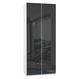 lloyd-tall-wardrobe-gloss-grey-white-2-doors