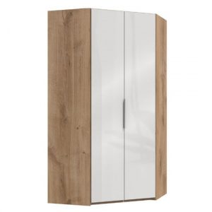 lloyd-tall-wooden-corner-wardrobe-gloss-white-planked-oak