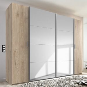 lotto-sliding-door-mirrored-wardrobe-hickory-oak