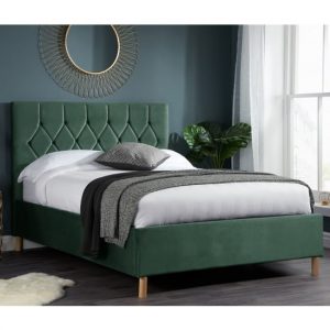 loxley-fabric-upholstered-double-bed-green