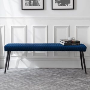 luxe-low-velvet-upholstered-dining-bench-blue