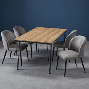 lyza-medium-oak-dining-table-4-zazie-grey-chairs