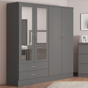 mack-mirrored-wardrobe-4-doors-2-drawers-3d-effect-grey