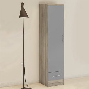 mack-wardrobe-1-door-1-drawer-grey-light-oak