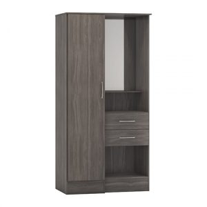 mack-wooden-vanity-wardrobe-1-door-black-wood-grain