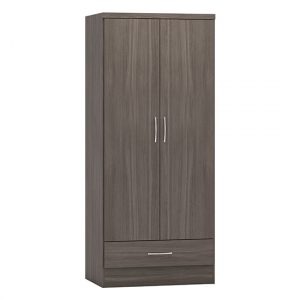 mack-wooden-wardrobe-2-doors-1-drawer-black-wood-grain
