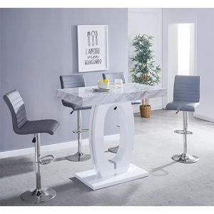 magnesia-grey-gloss-marble-bar-table-4-grey-ripple-stools