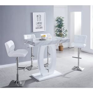 magnesia-grey-gloss-marble-effect-bar-table-4-white-stools